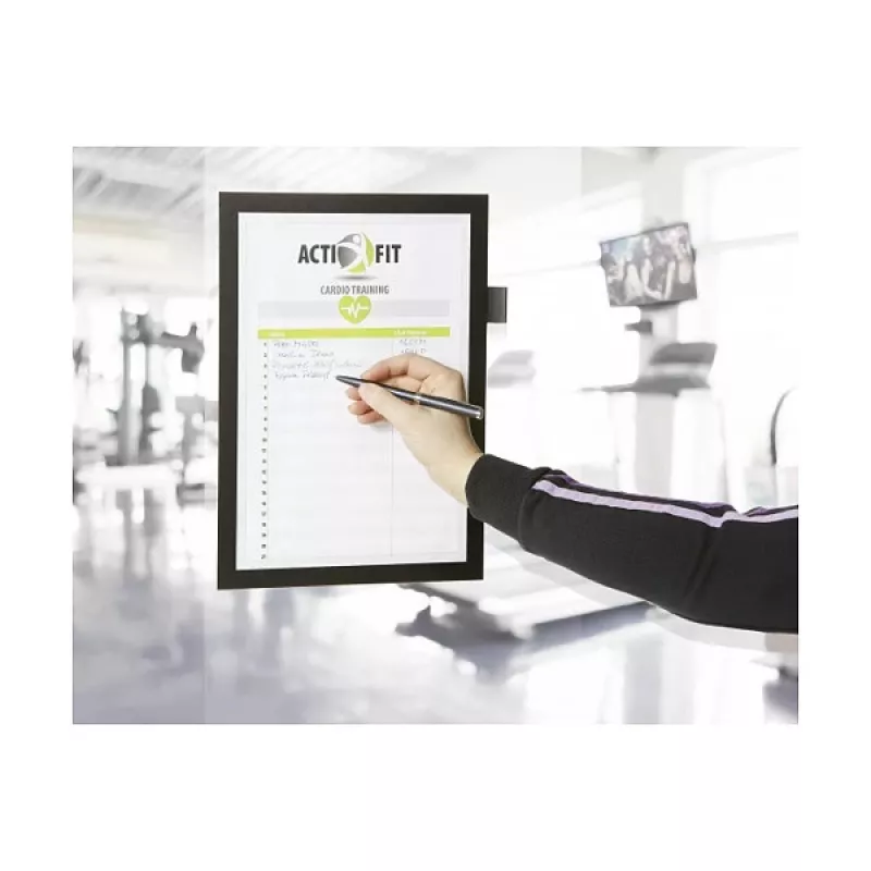 DURABLE DURAFRAME NOTE A4 cornice informativa magnetica, nero 499301