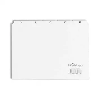 DURABLE rubrica A5 5/5 pz. A-Z in PP goffrato 1 pz 365002