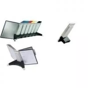 DURABLE SHERPA TABLE 10 sistema di riferimento da tavolo, 10 pannelli A4, nero 563222