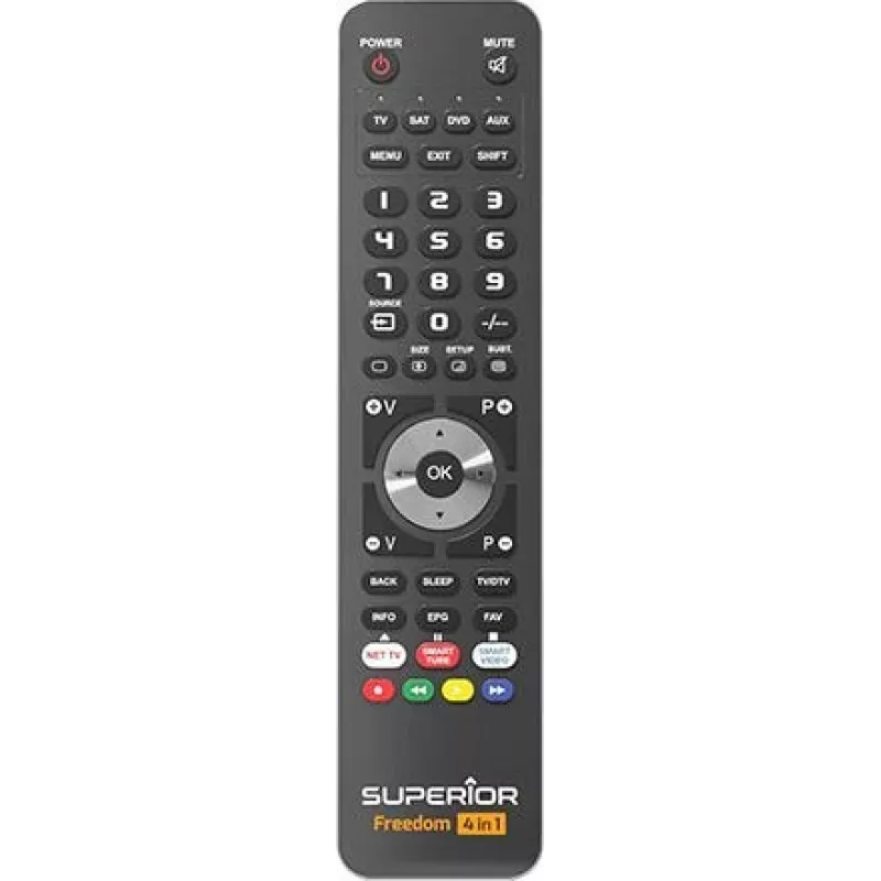 Superior Electronics Freedom telecomando universale programmabile nero SUPTUB003