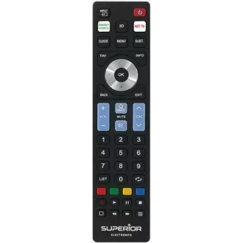 SUPERIOR ELECTRONICS SUPER Ready5 S telecomando universale – nero SUPTRB019