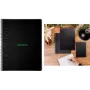 RHODIA Greenbook blocco notes college A4+ a quadretti nero riciclato 80 fogli 119932C
