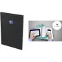 Oxford Smart blocco notes, DIN A4, a quadretti, 80 fogli, nero 400191246