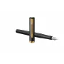 Waterman Allure Impression penna stilografica, nera con finiture dorate, pennino medio 2225500