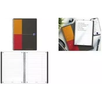 Oxford International Task Manager quaderno a spirale B5 80 fogli blu 400202295