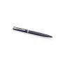 Waterman Impression penna a sfera – lacca blu, anello decorativo cromato, punta media, confezione regalo 2225468