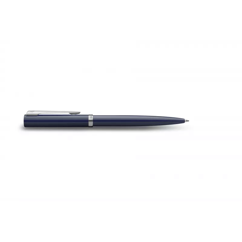Waterman Impression penna a sfera – lacca blu, anello decorativo cromato, punta media, confezione regalo 2225468