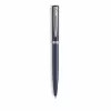 Waterman Impression penna a sfera – lacca blu, anello decorativo cromato, punta media, confezione regalo 2225468