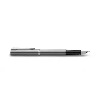 Waterman Allure Impression penna stilografica, acciaio con finiture dorate, pennino medio 2225494