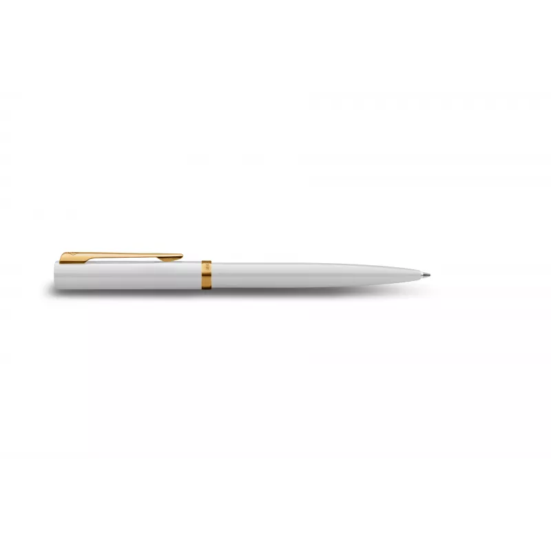 Waterman Allure Impression penna a sfera, lacca bianca, finiture dorate, inchiostro blu medio 2225511