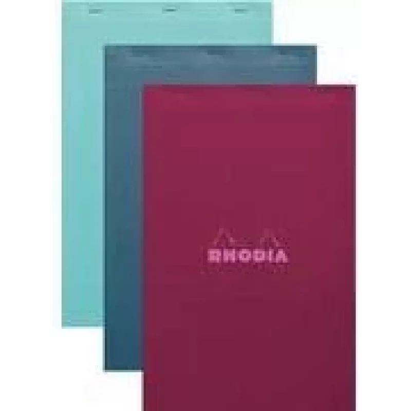 Rhodia n. 19 blocco notes A4+ a quadretti, colori assortiti, confezione da 5 19100C