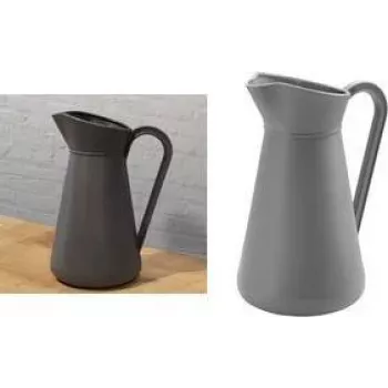 EDA annaffiatoio in plastica 5 litri grigio con manico (010490 G. GL SX)
