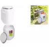 EDA fusto di stoccaggio 25 L, plastica, bianco, con coperchio, multifunzionale, 1 pezzo 010558 NA