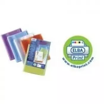 ELBA POLYVISION cartella per presentazioni A4, 20 buste trasparenti, PP 0,7 mm 054034-17