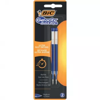 BIC Intensity Quick Dry ricarica gel penna S blu per Gelocity e Ecolutions Reaction 967378