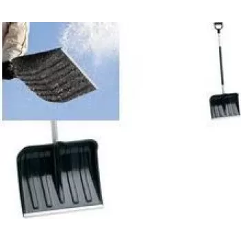 EDA pala da neve con manico in alluminio, lama 400 mm, lama e impugnatura in plastica, bordo in alluminio 010388 NO BX24