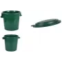 EDA contenitore rifiuti 75 L per esterni verde plastica riciclata 013011 V.CA VX8
