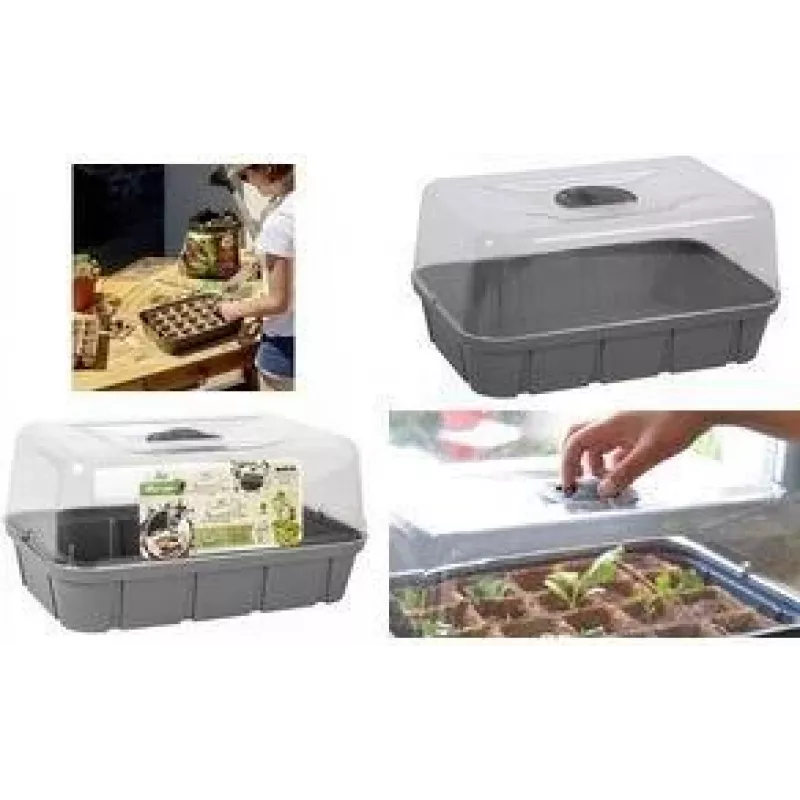 EDA mini serra taglia L antracite 15,7L 560x250x240mm 013933 G.ANT CX
