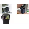 EDA KOMPOST 6L contenitore per compost antracite con coperchio e manico, plastica riciclata 013119 R G.ANT