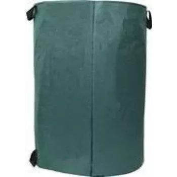 EDA sacco per rifiuti da giardino 141 L verde scuro impermeabile poliestere con 3 manici 010530 V.CA CX1