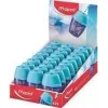 Maped ARCTIC temperino con contenitore trucioli, blu trasparente, display box da 25 034037