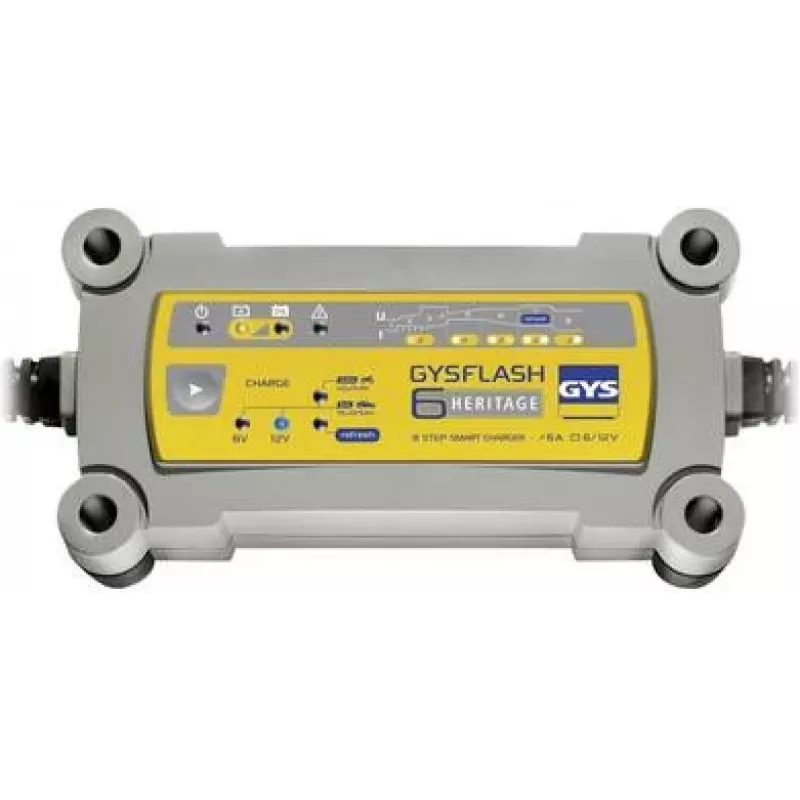 GYS Flash Heritage 6A 6V/12V caricabatterie automatico 029538