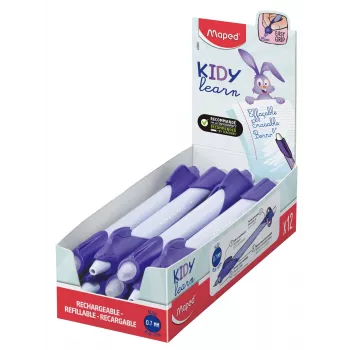 Maped KIDY Learn roller cancellabile coniglio 0,7 mm blu, display da 12 pz. 229601