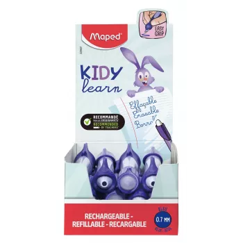 Maped KIDY Learn roller cancellabile coniglio 0,7 mm blu, display da 12 pz. 229601