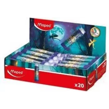 Maped DRAGON gomma in plastica, formato rossetto, twist-out, display da 20 pezzi 152025
