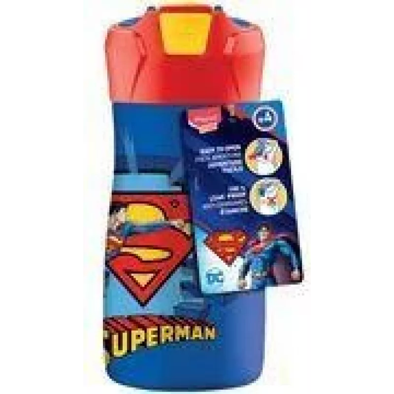 Maped PICNIK Superman borraccia in acciaio inox 0,43 L blu/rosso con cannuccia 871233