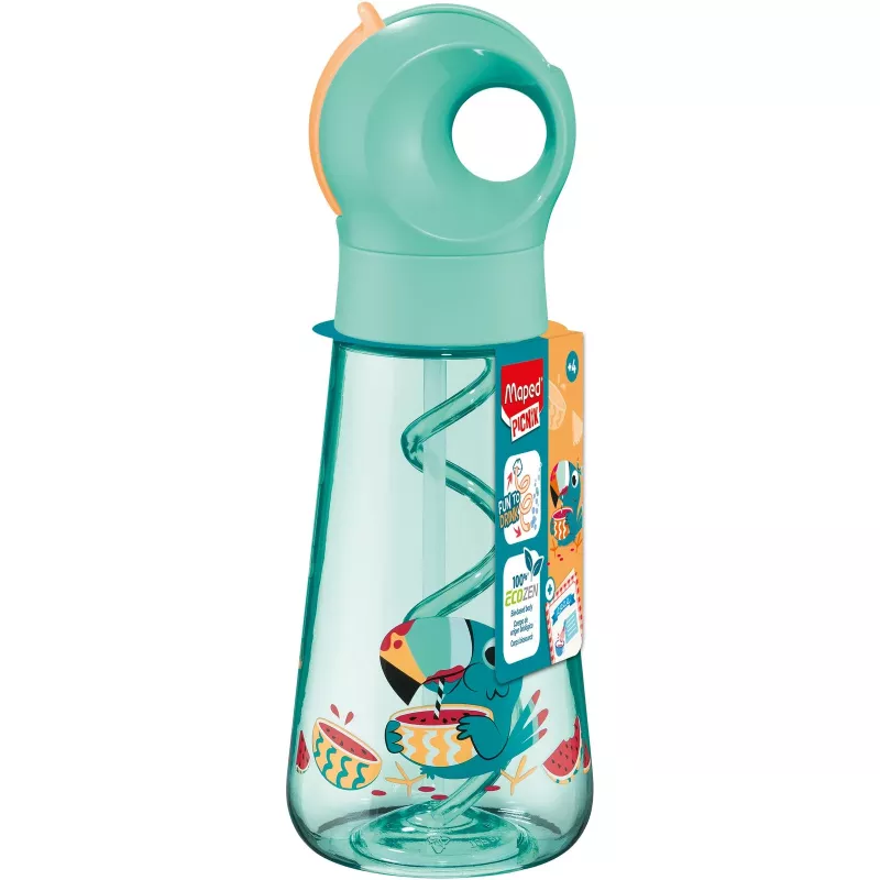 Maped PICNIK TUKAN borraccia 0,5 L verde Ecozen con cannuccia 873103