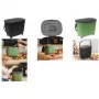 EDA 10L contenitore compost per cucina con filtro al carbone attivo, nero/antracite 013121 NO/G.ANT