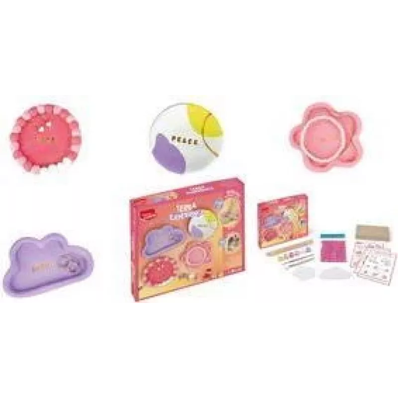 Maped Creativ Terra Experience set per modellare | kit argilla ad asciugatura all'aria per bambini dai 6 anni 907300
