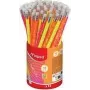 Maped Neon matita in grafite HB con gomma, triangolare, confezione da 72 astuccio 853789FC