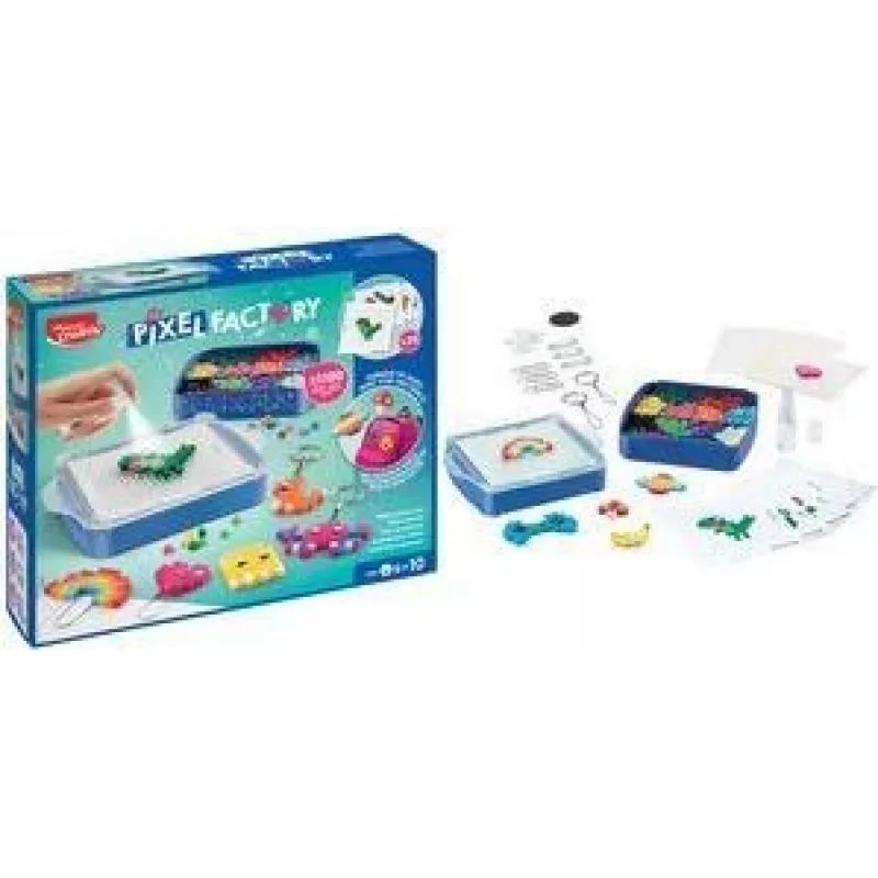 Maped Creativ Pixel Factory set artistico con perline d'acqua - 1100 perline, 50 perline speciali, 25 design 907700