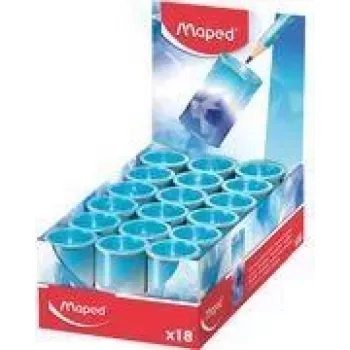 Maped ARCTIC temperamatite in metallo con contenitore trucioli, display box da 18 pezzi 046025