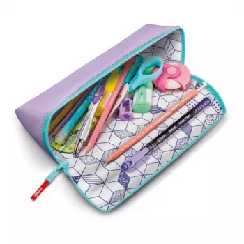 Maped XXL Classic Pastel Sweet Purple astuccio triangolare con apertura extra-large e design su due lati 931910