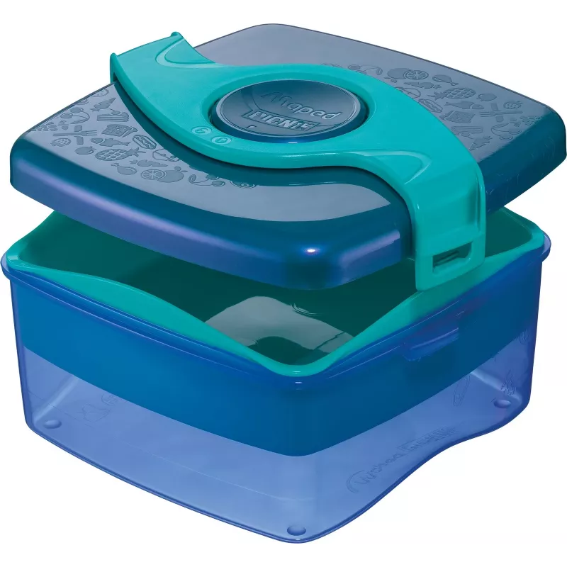 Maped PICNIK ORIGINS portapranzo 1,4L aqua con 2 scomparti, contenitore rimovibile e divisorio 870108