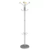 MAUL Stily appendiabiti con portombrelli, argento, ganci in legno, 8 ganci, 1750 mm 9403270