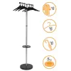 MAUL Wavy-2 appendiabiti con portombrelli, argento/nero 9405390