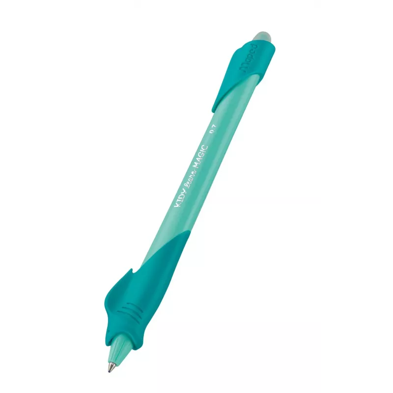 Maped KIDY Learn Shark penna roller cancellabile, 0,7 mm, inchiostro blu, blister 229500