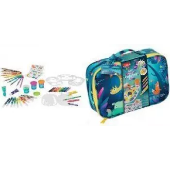 Maped Jungle Fever set artistico creativo da 54 pezzi in custodia da trasporto 907059