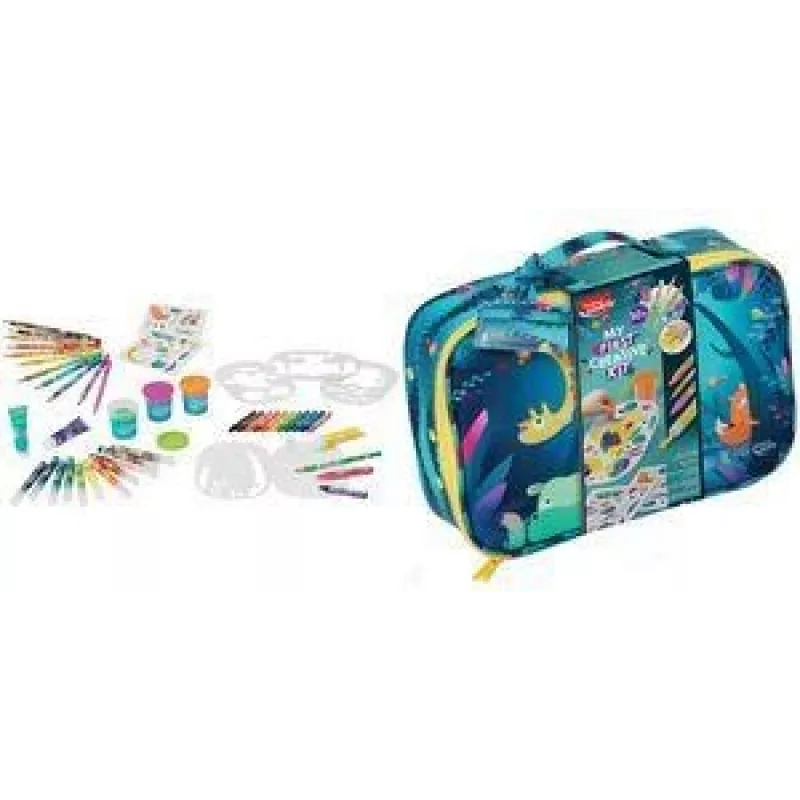 Maped Jungle Fever set artistico creativo da 54 pezzi in custodia da trasporto 907059