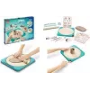 Maped Creativ set laboratorio di ceramica per bambini dai 5 anni, argilla ad asciugatura all'aria con 6 colori, strumenti, pennello e vernice 907224