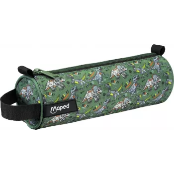 Maped astuccio arrotolabile dinosauri, neoprene, verde/nero, cerniera, 1 pz 932909
