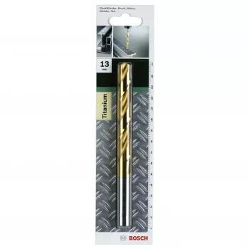 Bosch punta elicoidale HSS 6 mm rivestita TiN DIN 338 gambo cilindrico 2609255100
