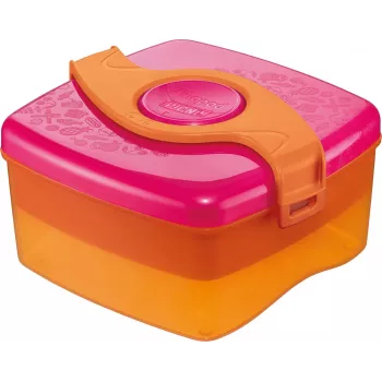 Maped PICNIK ORIGINS portapranzo 1,4L rosa/arancione con 2 scomparti e contenitore rimovibile 870107