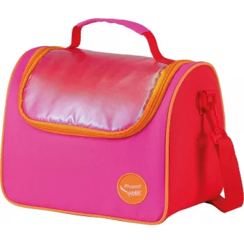 Maped PICNIK ORIGINS borsa pranzo, rosa, 100% poliestere, fodera PEVA, tracolla, 1 pz 872107