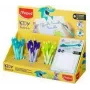 Maped KIDY Learn Penna roller cancellabile, 0,7 mm, espositore da 18 pezzi (229503)