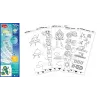 Maped Creativ LUMI BOARD Space ricarica - 35 fogli trasparenti e a tema per tavoli luminosi LED 907097